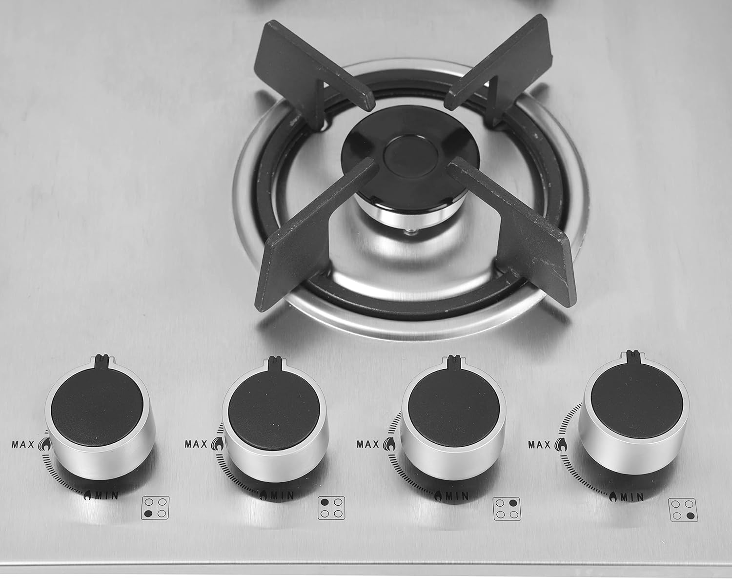 Krypton-2-in-1 Built-in Gas Hob, 4 Burner with Stainless Steel Top KNGC6320 - SilverKitchen AppliancesThis Krypton 2-in-1 Built-in Gas Hob is made of high-quality material, the blue flame can protect the bottom of the pot from discoloration and oxidation,